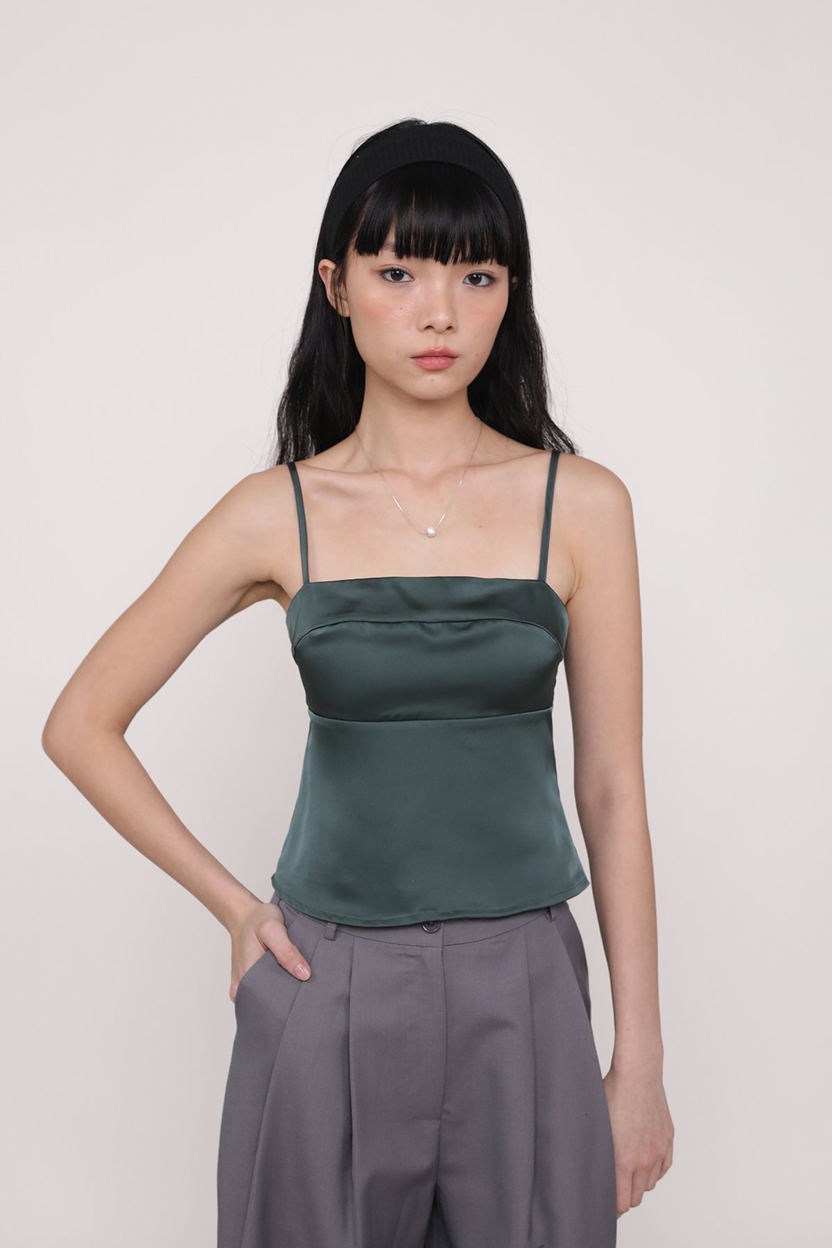 Jovie Basic Padded Top (Teal)