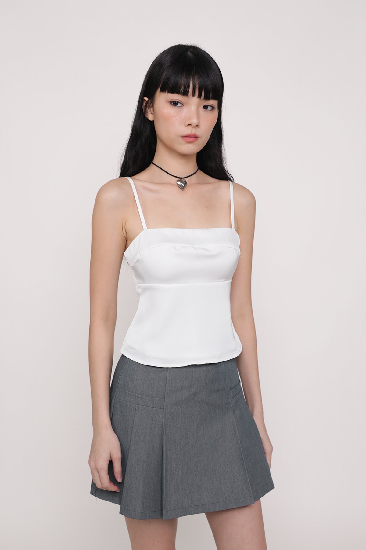 Jovie Basic Padded Top (White)