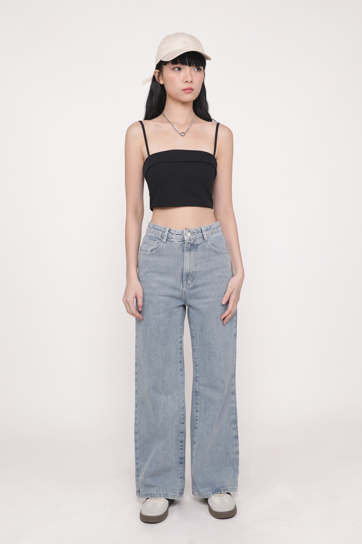 Gemina Crop Padded Top (Black)