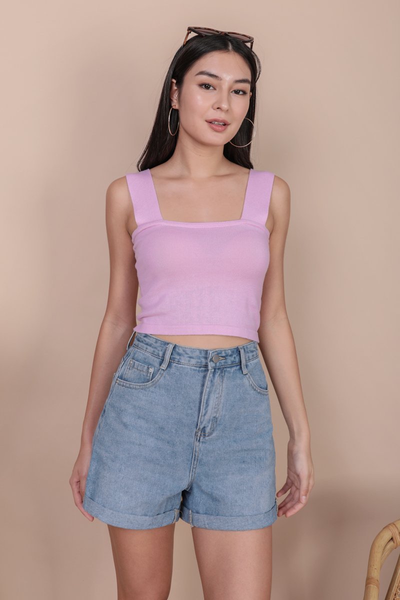 Harley Knit Top (Candy Pink)