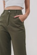Newton-Olive-Straight-Leg-Jeans-Image-4-The-Tinsel-Rack-Singapore