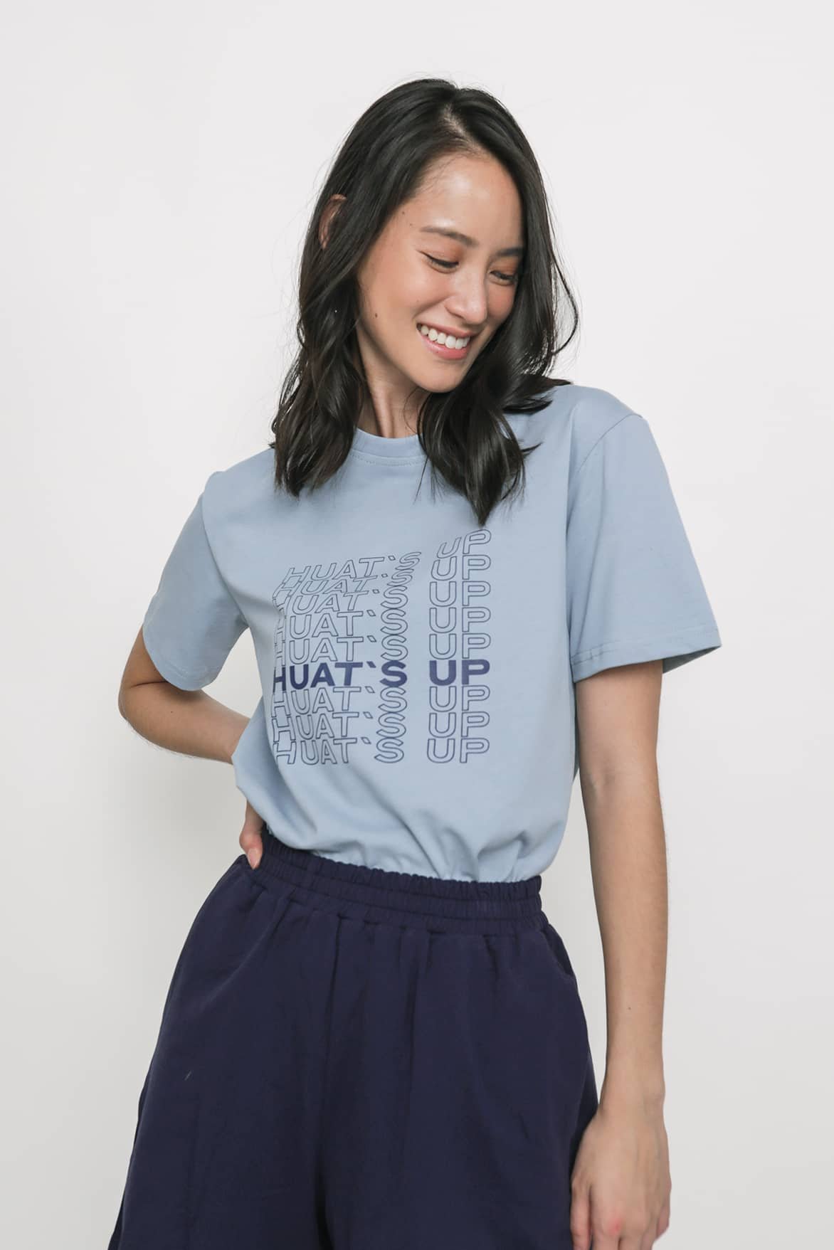 Huat's Up Tee (Navy) Limited Edition