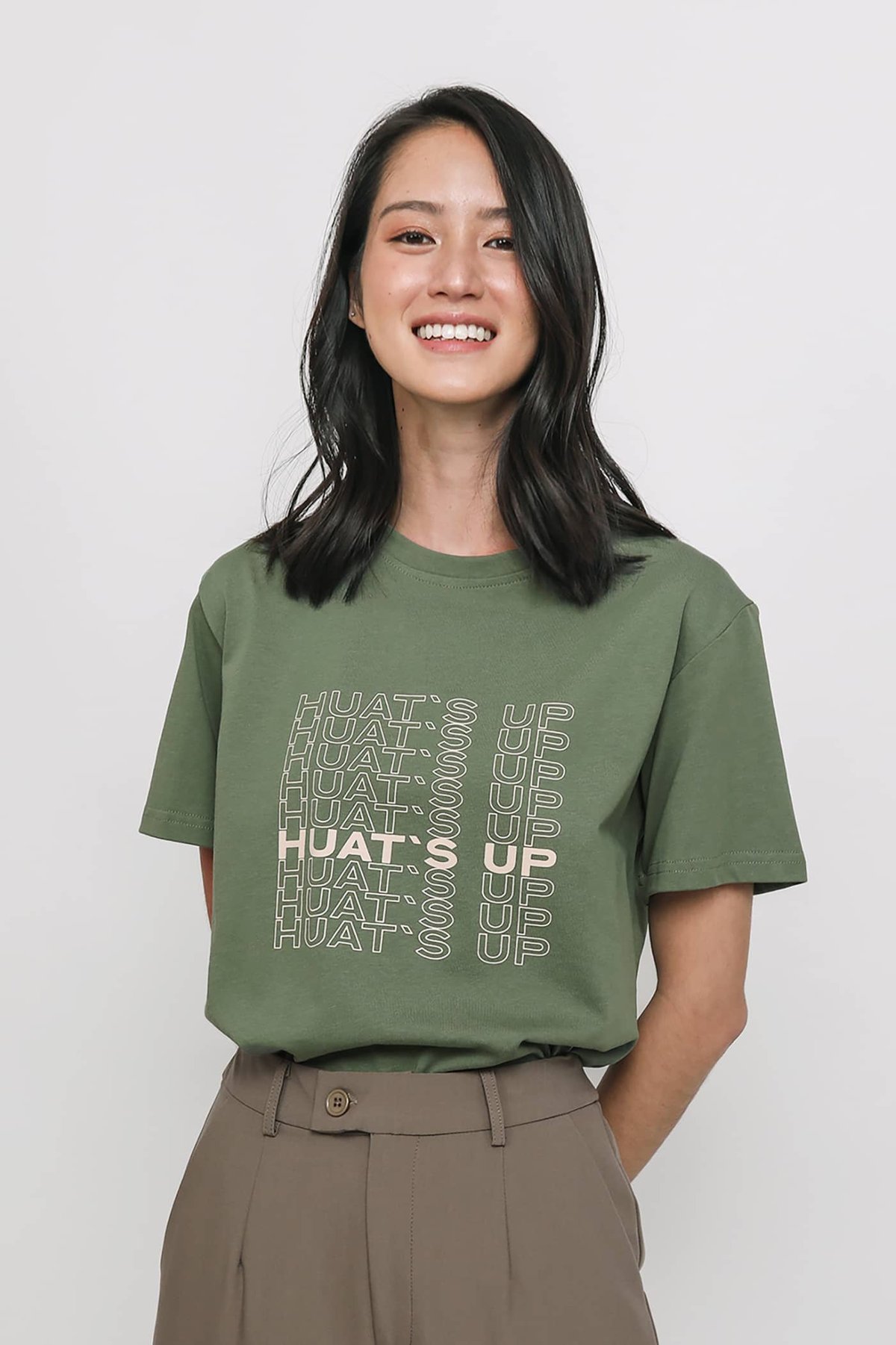 Huat's Up Tee (Olive) Limited Edition