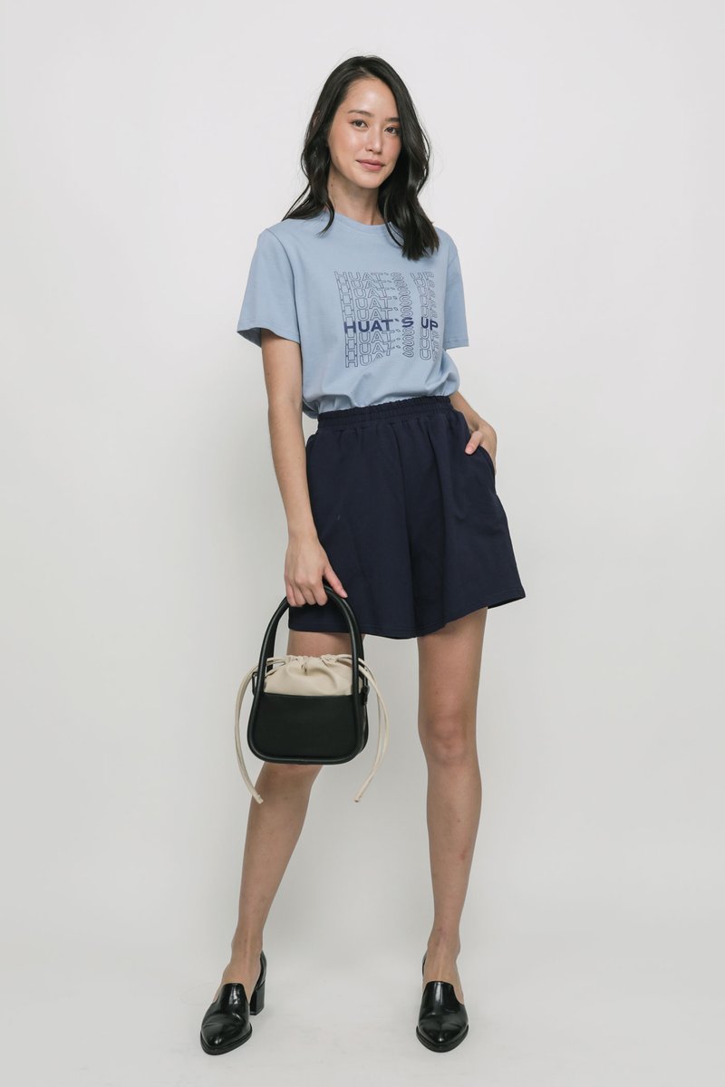Huat's Up Tee (Navy) Limited Edition | The Tinsel Rack