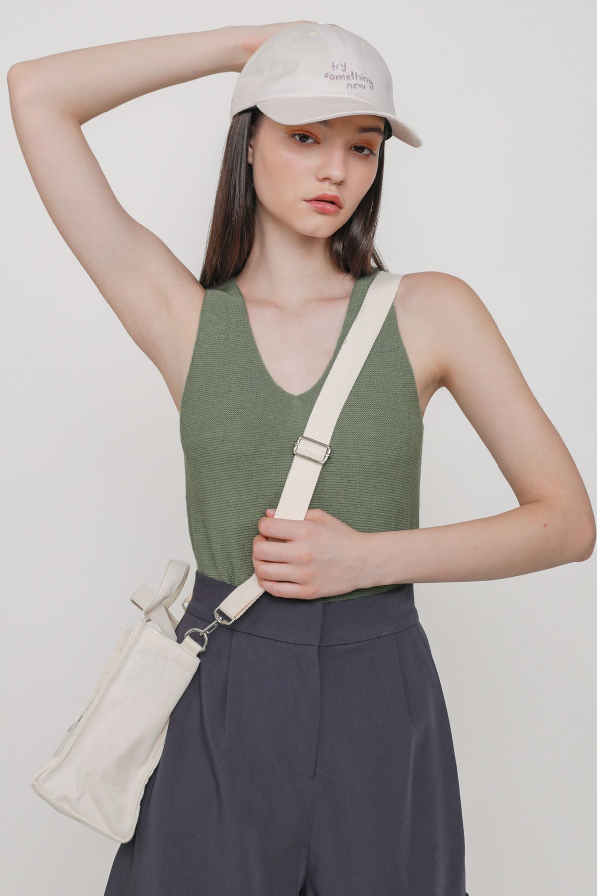 Anica Knit Tank Top (Sage)