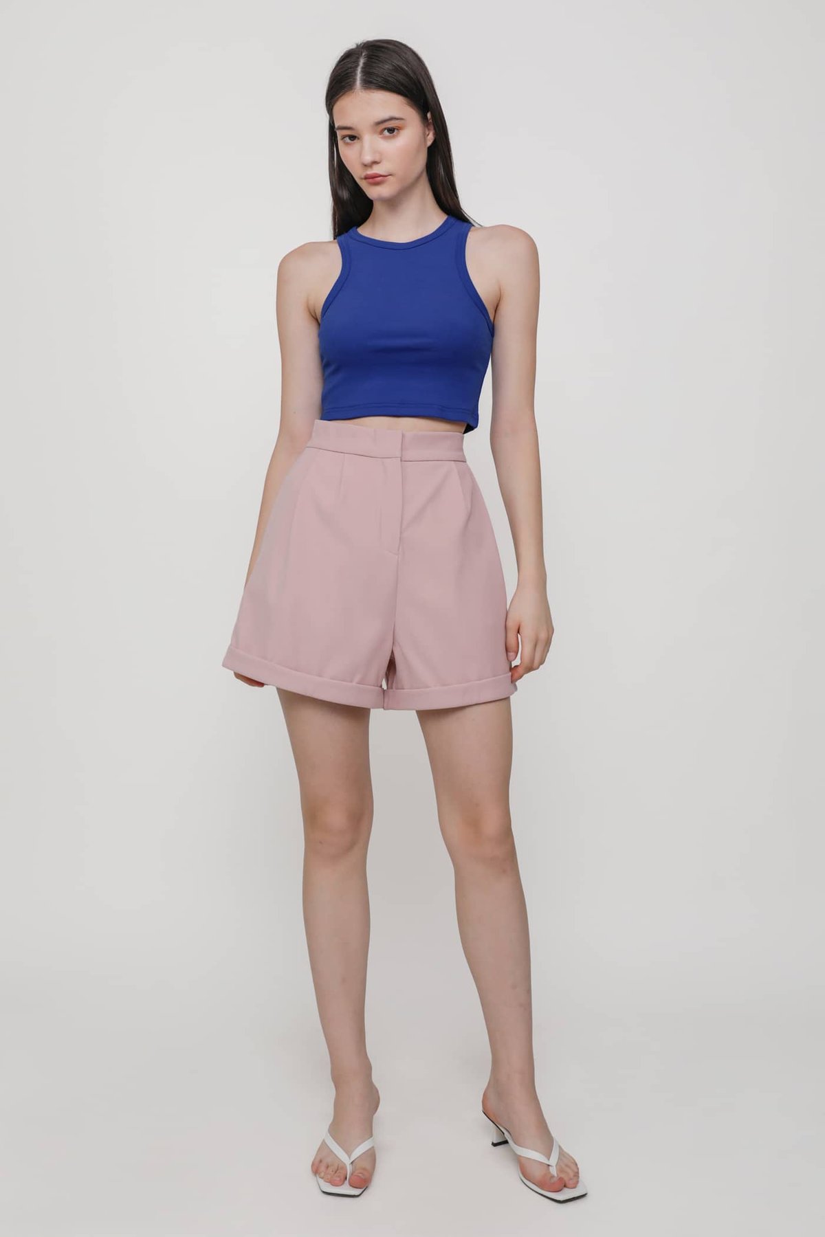 Clive Tailored Long Shorts (Pink)