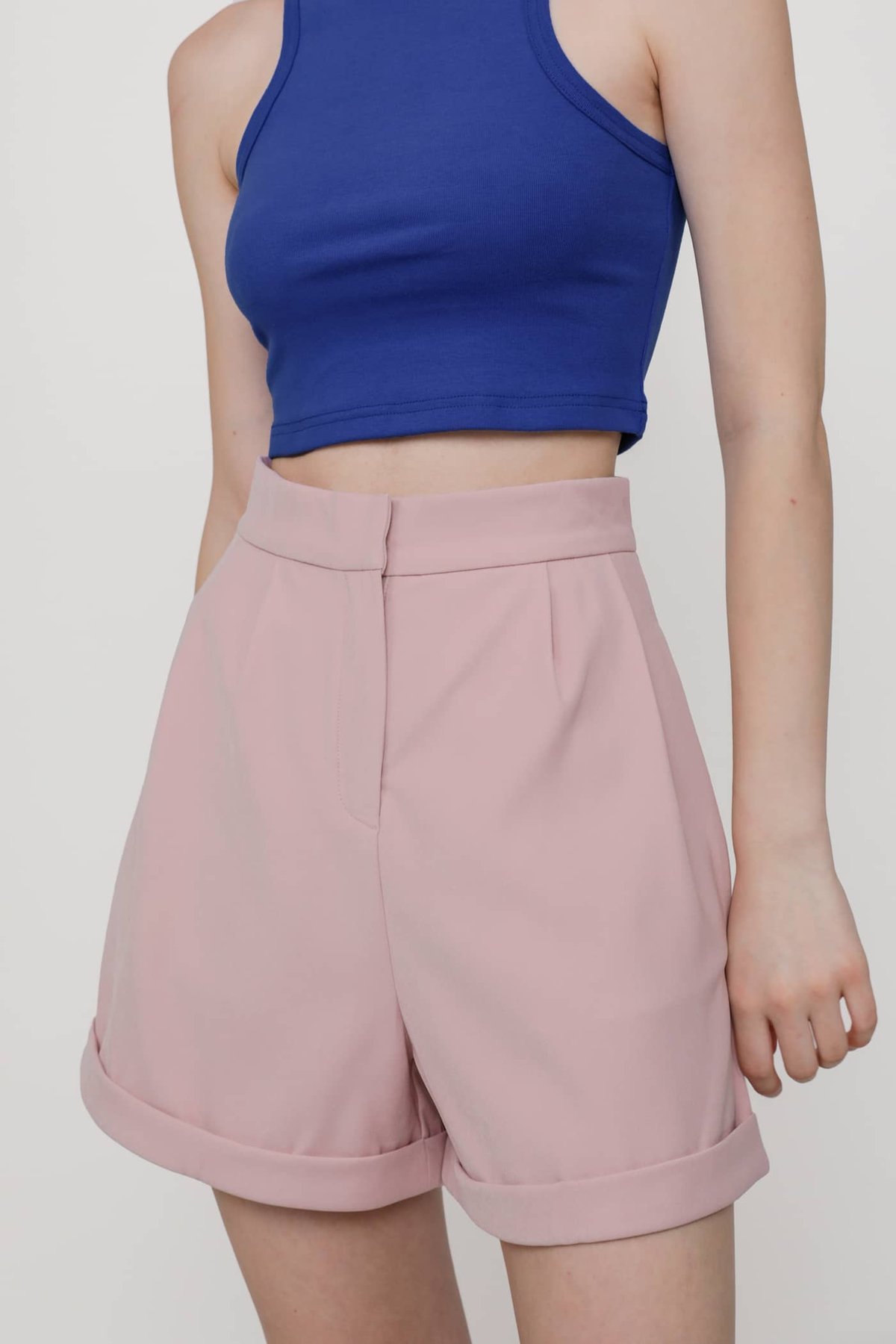 Clive Tailored Long Shorts (Pink)