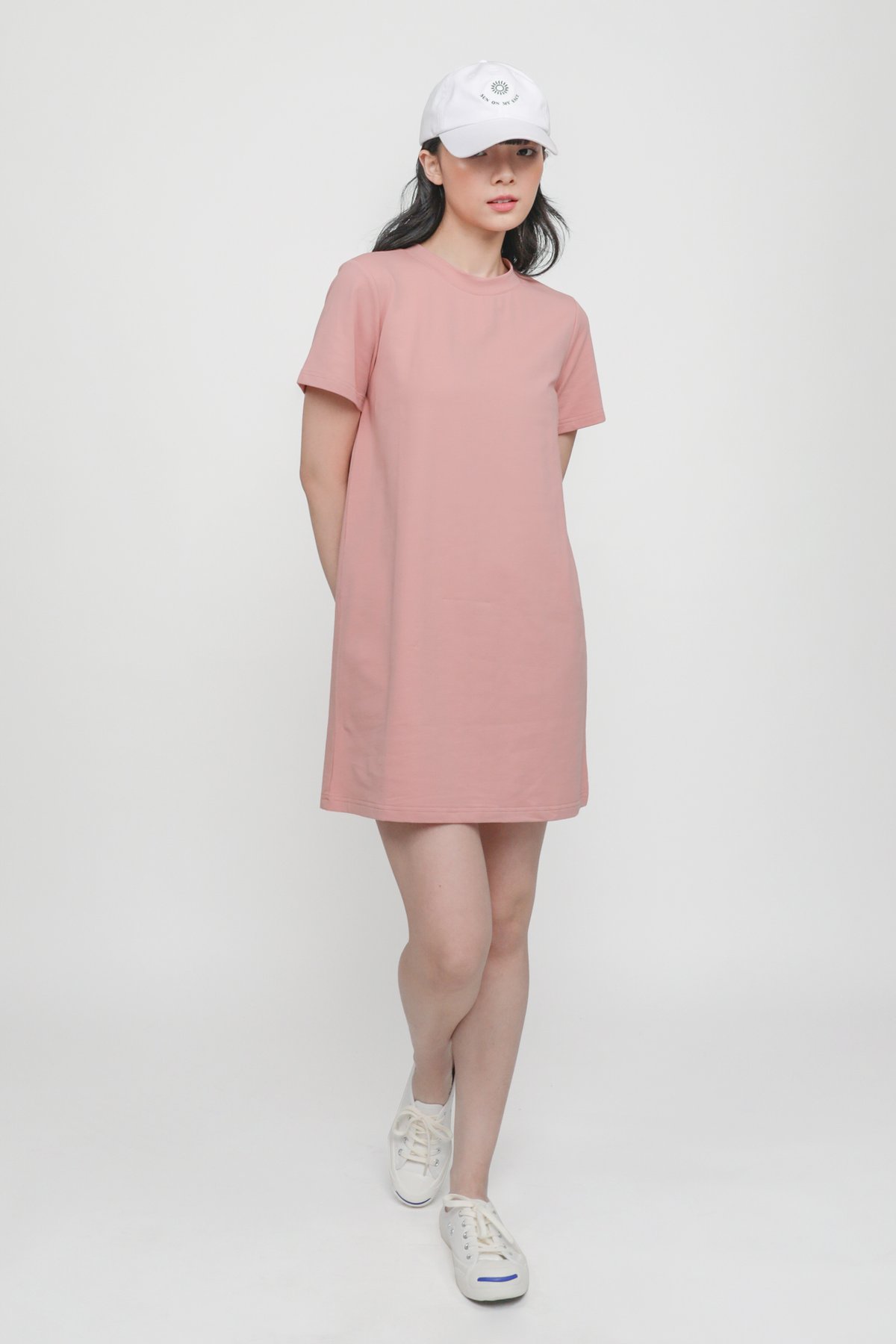 Ariane T-Shirt Dress (Pink)